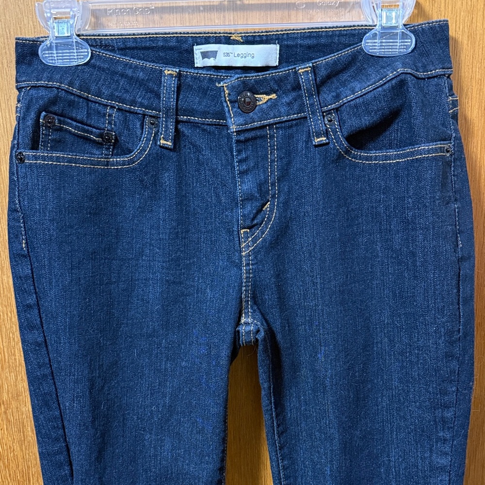 Women's 535 Very Dark Blue Jean Leggings